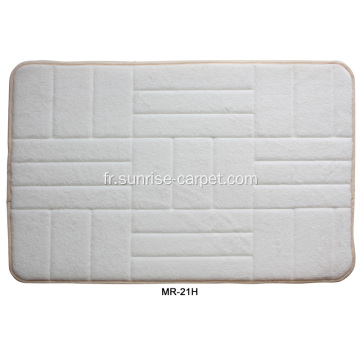 Tapis de tapis de tapis de tapis en flanelle en polyester